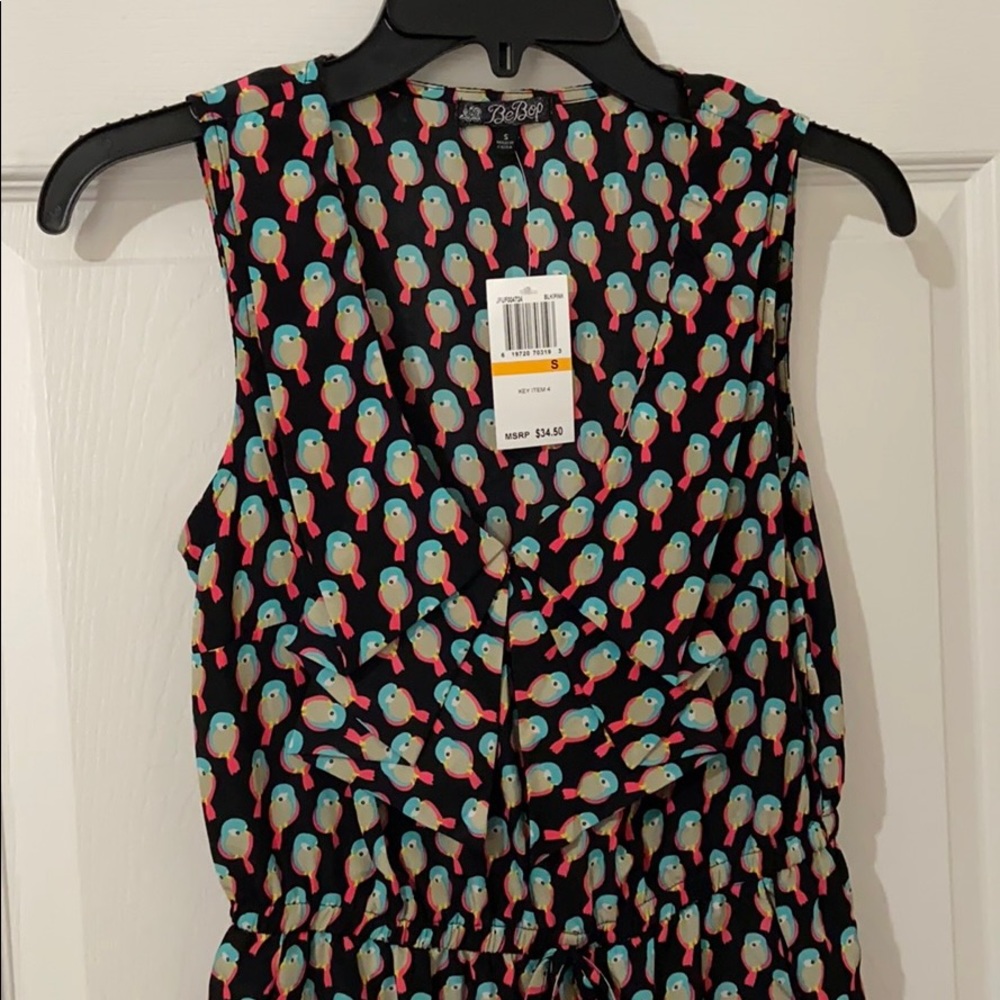 Bird print dress